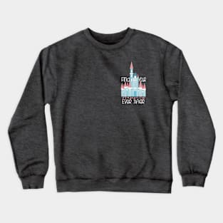 Happily Ever After Blue Castle Crewneck Sweatshirt